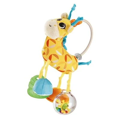 Afbeelding van Chicco Rammelaar Stap 2 fase Mrs. Giraffe Rattle 3 tot 24 Maanden