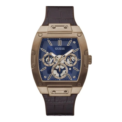 Afbeelding van Guess Phoenix Chronograaf Brown, Heren, Maat: One Size, Brown