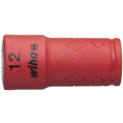 Afbeelding van WIHA 246232 dopsleutelinzet geïsoleerd buitenzeskant 12 mm x 1/4&quot; 10105