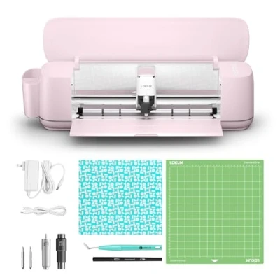 Afbeelding van LOKLiK iCraft Plotter Machine snijmachine voor het personaliseren van textiel, kopjes, tassen, stickers en decoraties. Compatibel met flex, papier, leer, karton meer. Ideaal hobbyisten