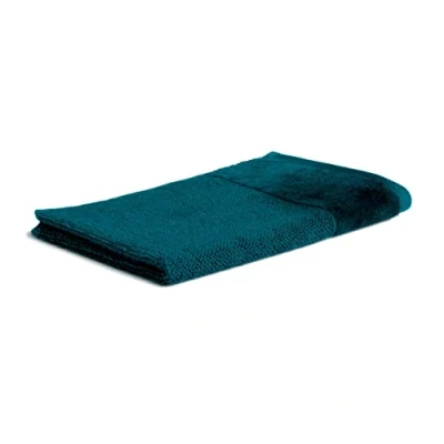 Afbeelding van MÖVE Bamboo Luxe gastendoek, 30 x 50 cm, Made in Germany, 60% katoen / 40% viscose van bamboepulp, Deep Lake (blauw)