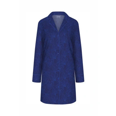 Afbeelding van Triumph Nachtjapon bluedark combination, Dames, Maat: 36, Blue/dark combination