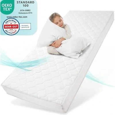 Afbeelding van Sun Garden Kindermatras, 90 x 200 cm, H2, comfortschuim, Oeko Tex 100, wasbare hoes, kindermatras met klimaatafwerking, model P1440 ComfortPur
