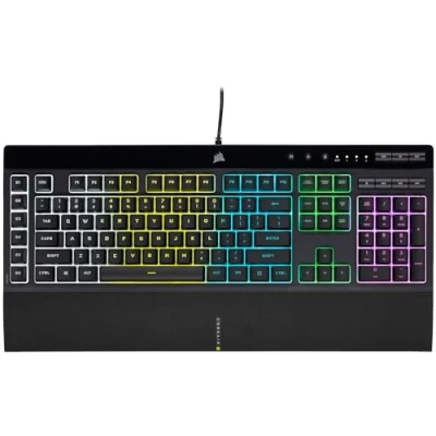 Afbeelding van Corsair K55 RGB Pro Gaming Toetsenbord Membraam toetsen Qwerty Zwart
