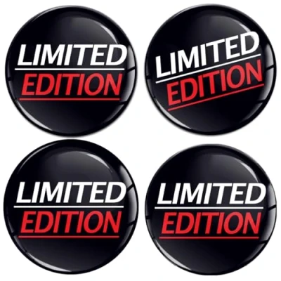 Afbeelding van SkinoEu 4 x 50 mm sticker 3D siliconen naafdoppen middenwielkappen auto randafdekking universele velg wielafdekking gelimiteerde editie A 550