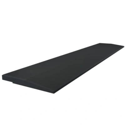 Afbeelding van Flow Fitness Oploopprofiel Rubberen Met Waterdichte SBR Laag 100 x 20 2 cm Zwart