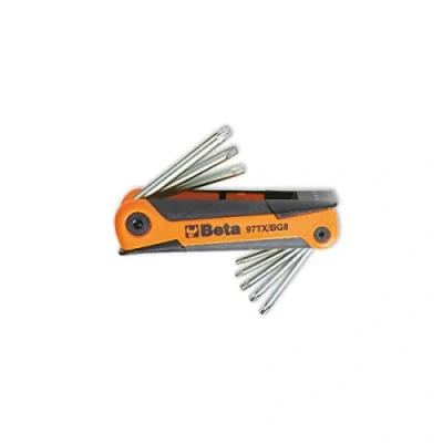 Afbeelding van Beta 8 delig set haakse stiftsleutels met Torx® profiel