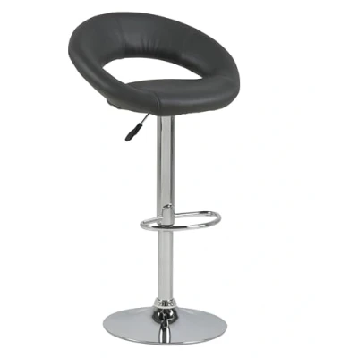 Afbeelding van AC Design Furniture Thilde Barkruk van kunststof, 56 x 100 50 cm, grijs