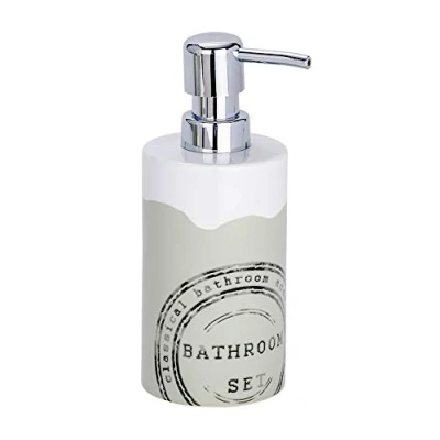 Afbeelding van Zeepdispenser Wenko Bathroom 8.5x18x7cm Keramiek Wit