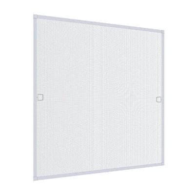 Afbeelding van Windhager Insectenbescherming spanraam Plus, vliegengaas, aluminium frame voor ramen, individueel in te korten, 100 x 120 cm wit, 04326