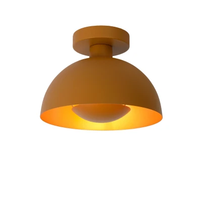 Afbeelding van Lucide SIEMON Plafonnière Ø 25 cm 1xE27 Okergeel
