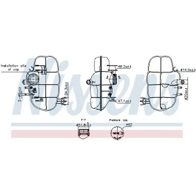 Afbeelding van Nissens Expansievat 996237