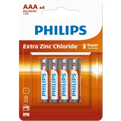 Afbeelding van Philips Longlife Batterijen AAA 4 stuks