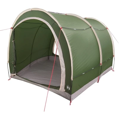 Afbeelding van vidaXL Fietstent met dak opslag luchtopening Groen 256 x 222 182 cm