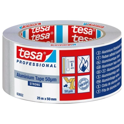 Afbeelding van Tesa 63652 Aluminiumtape Premium 50mm x 25m
