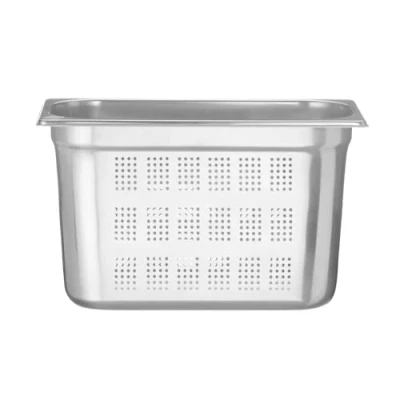 Afbeelding van Hendi Gastronormbak 1/3 geperforeerd, RVS, 20 cm diepte, 17,6(b)x32,5(d)x20(h)cm, 802502
