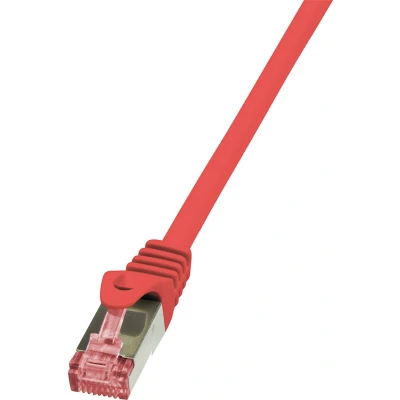 Afbeelding van Logilink Netwerkkabel RJ45 0,25 m Rood