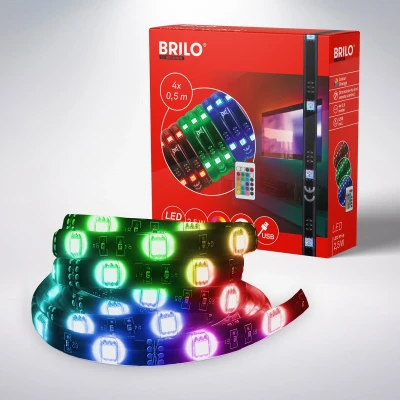 Afbeelding van Briloner Leuchten LED FOR TV strip 2m USB met afstandsbediening verlichting