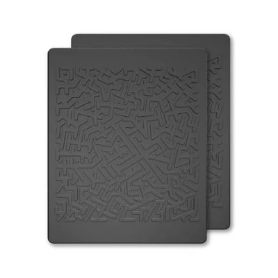Afbeelding van JIMISHA Antislip Pad Magic Sticky Gripping Gel Multifunctionele Fixate Pads Montage Cell Pad, 6,3 x 5,1 inch (2 stuks)