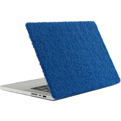 Afbeelding van iMoshion Laptop Cover Geschikt voor MacBook Pro 14 inch (2021) / (2023) M3 chip A2918 A2779 A2442 Teddy blauw