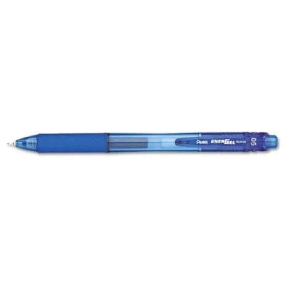 Image de Pentel bln105 c roller encre gel pointe métal 0,5 mm bleu 9178658