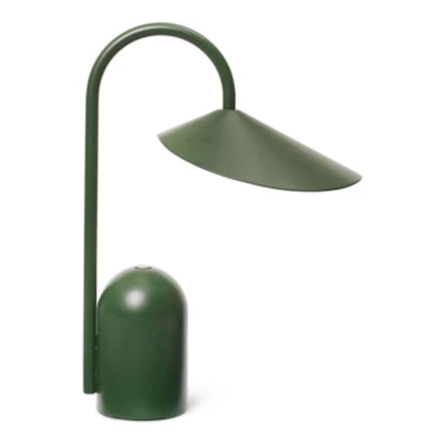 Afbeelding van ferm LIVING Arum Oplaadbare Tafellamp Grass Green