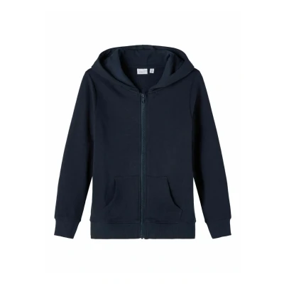 Afbeelding van Name it Regular FIT Sweater met rits voor kinderen, Maat: 98, Dark sapphire