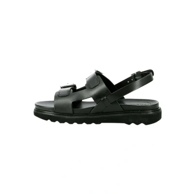 Afbeelding van KICKERS Neosummer damessandalen, plat, zwart, 41 EU, zwart.