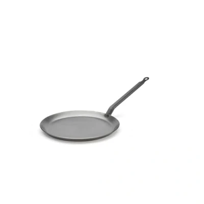 Image de De Buyer Carbone Plus Poêle à crêpe en fer cm 26, 5120.26, acier, argent, diamètre 26