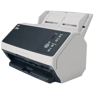 Image de Ricoh fi 8150 Scanner de documents CIS Double Recto verso 216 x 355.6 mm 600 dpi jusqu&#039;à 50 ppm (mono) / (couleur) Chargeur automatique (100 feuilles) 8000 pages par jour Gigabit LAN, USB