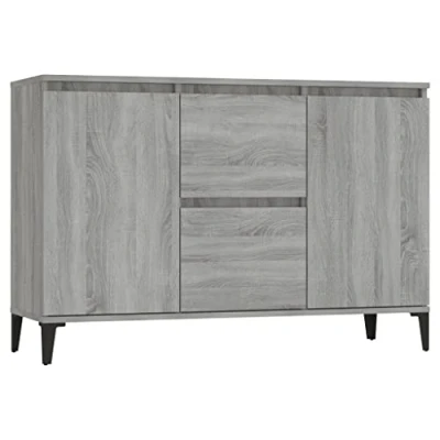 Image de vidaXL Buffet sonoma gris 104x35x70 cm bois d&#039;ingénierie827218