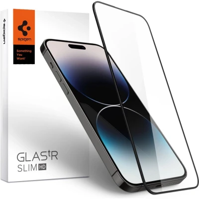 Afbeelding van Spigen Full Cover Glass voor iPhone 14 Pro Max gehard glas