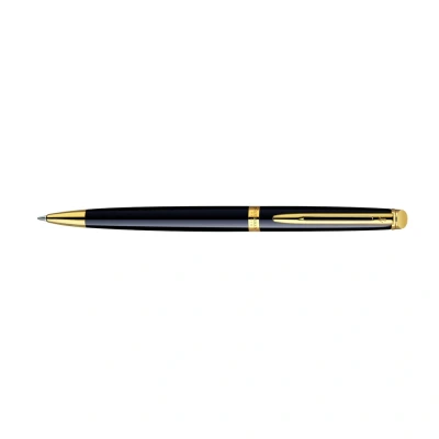 Afbeelding van Waterman Hémisphère Lacque Black GT Balpen Kleur: Zwart De Vulpenwereld