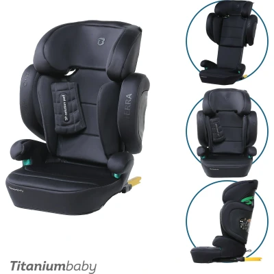 Afbeelding van Titanium Baby Autostoel Terra I Size Black