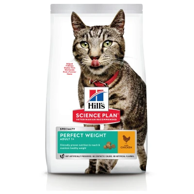 Afbeelding van Hill&#039;s Feline Adult Perfect Weight Kip Kattenvoer 2.5 kg
