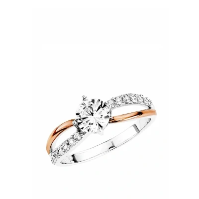 Afbeelding van amor Ring, Dames, Maat: 60, Bicolor