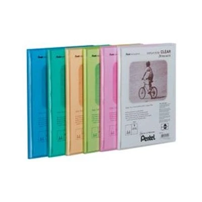 Image de Pentel protège documents Clear, format A4, PP, 20 pochettes, incolore