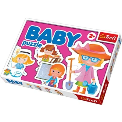 Afbeelding van Trefl 4 Form Puzzles: Berufe 2 Teile.