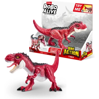 Afbeelding van Dinosaurus Zuru Robo Alive: Dino Action T Rex Rood Ledenpop