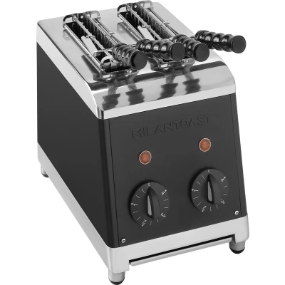 Afbeelding van Milan Toast 2 tangs Tosti ijzer Zwart