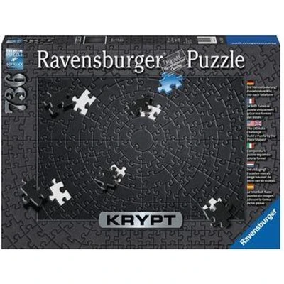 Afbeelding van Ravensburger Krypt Puzzel Zwart Legpuzzel 736 stukjes
