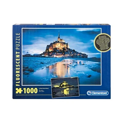 Afbeelding van Clementoni Fluorescerende puzzel Le Mont Saint Michel 1000 stukjes