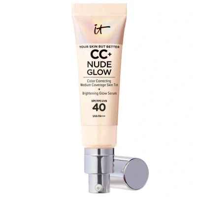 Afbeelding van IT Cosmetics Your Skin But Better CC+ Nude Glow SPF40 Foundation Met Serum Fair 32ml