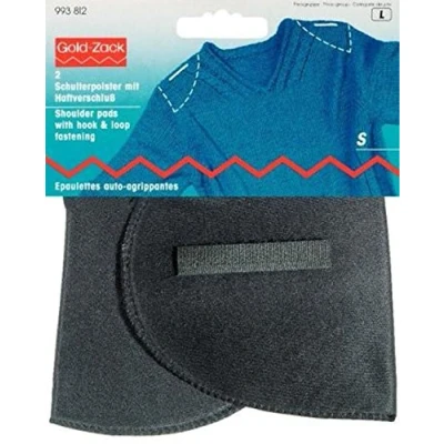 Afbeelding van Prym Gevoerde schouderbanden met klittenbandsluiting, klein, 2 stuks, kleur: zwart
