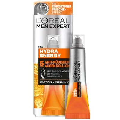 Afbeelding van L&#039;Oréal Men Expert Hydra Energy Antifatigue EYES Rollon Oogverzorging, Heren, Maat: 10 ml,
