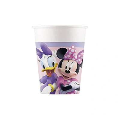 Afbeelding van Minnie Mouse Beker Papier FSC 200 ml 8 stuks