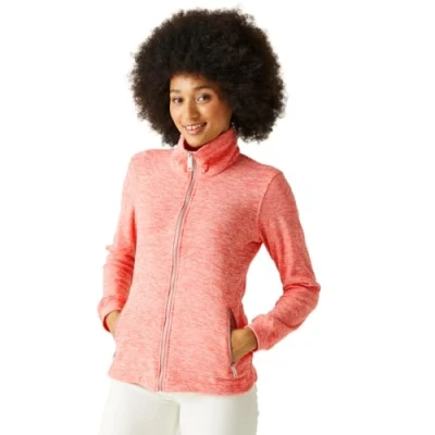 Afbeelding van Regatta Azaelia Fleecejas voor dames met volledige ritssluiting, 1 stuk, Heather roze schelp