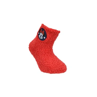 Afbeelding van Disney Antislipsokken voor kinderen, sokken meisjes, Minnie Mouse, pantoffels Rood