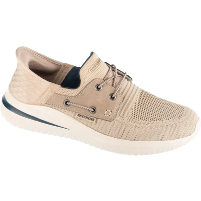 Afbeelding van Skechers Slip Ins: Delson 3.0 Roth 210606 TPE, Mannen, Beige, Sneakers,Sportschoenen, maat: 46