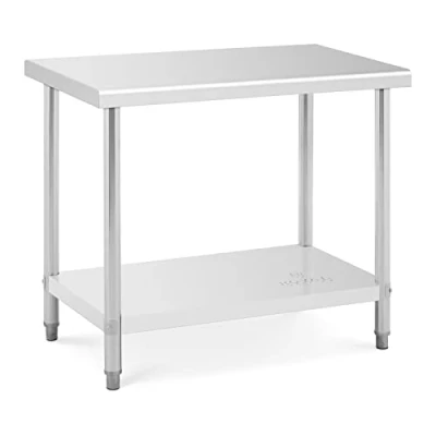 Afbeelding van Royal Catering Werktafel Werkbank Keukentafel RVS 100 x 60 cm